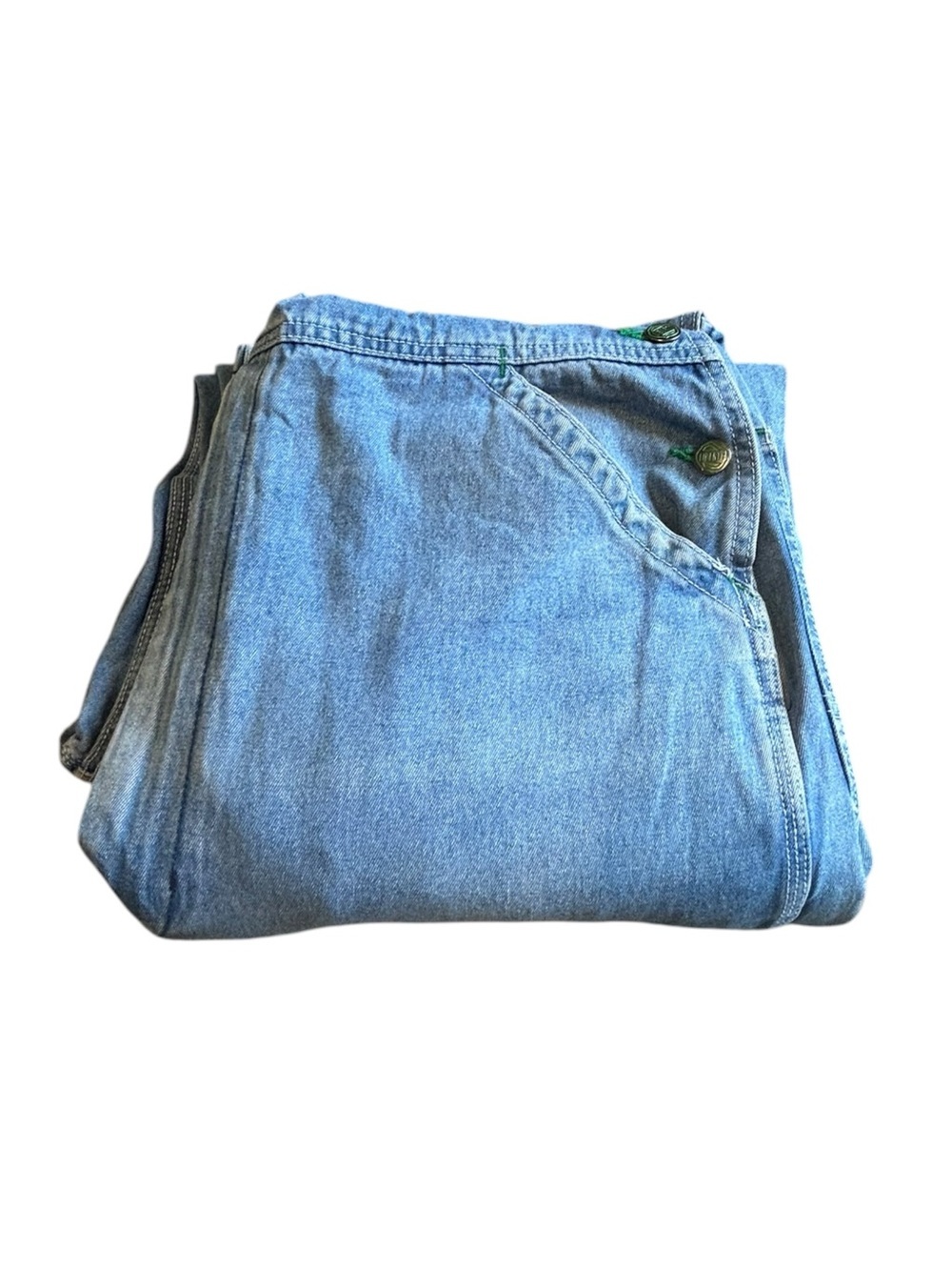 Vintage Liberty Denim Overalls Men’s 48x32 Light Wash Carpenter - Picture 16 of 16